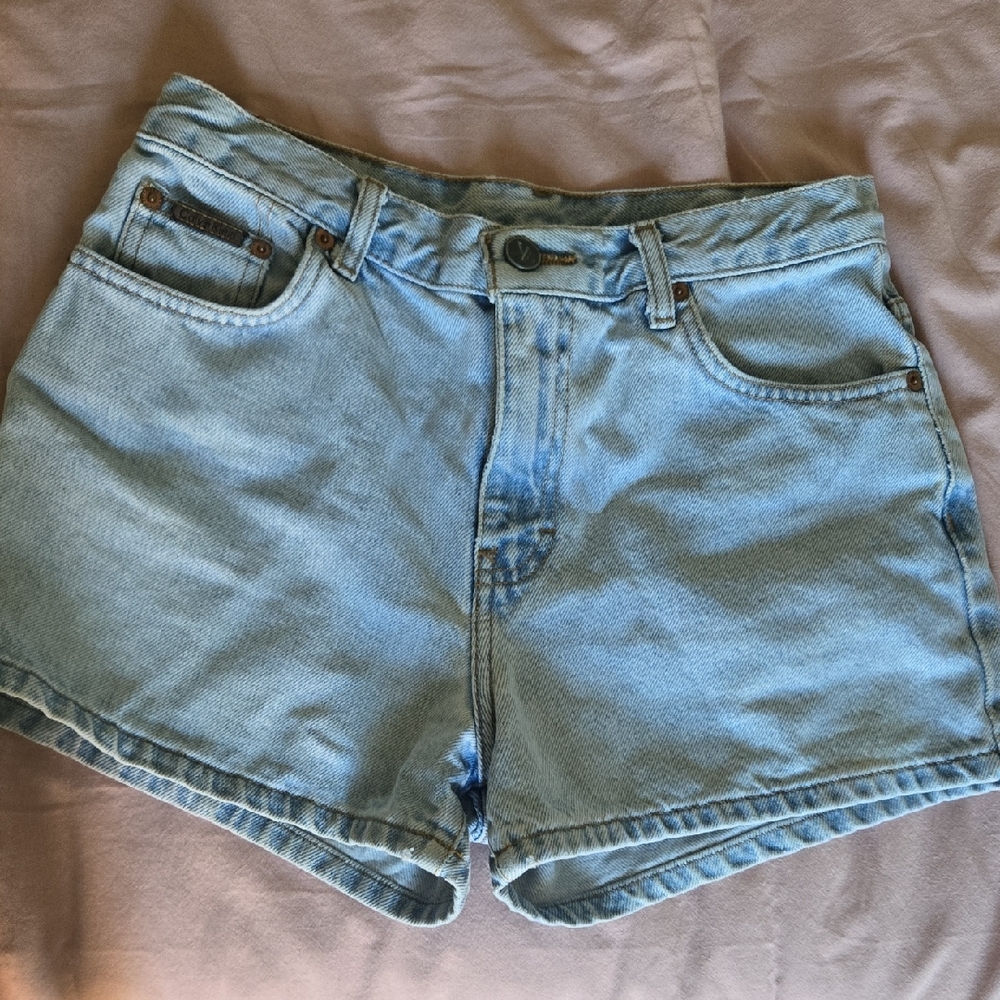 Calvin Klein Jeans Light Blue Denim Shorts